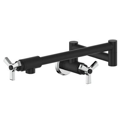 Vogt KF.ZN.1300.SB- Zehn Pot Filler Stainless Steel Matte Black - FaucetExpress.ca
