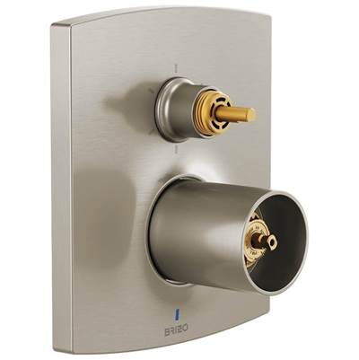 Brizo T75P606-NKLHP - Pbal W/Int 6F Div Trim - Less Handles