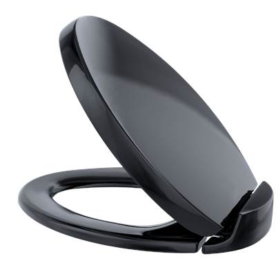Toto SS204#51- Oval Soft Close Seat Ebony | FaucetExpress.ca