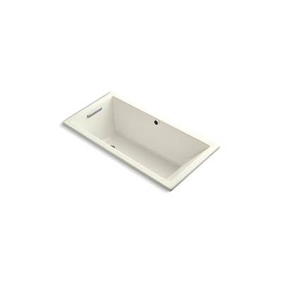 Kohler 1121-W1-96- Underscore® Rectangle 60'' x 30'' drop-in bath with Bask(R) heated surface and end drain | FaucetExpress.ca