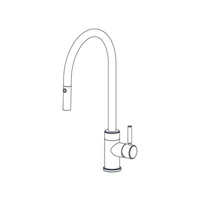 Aqualem CF9202-BG- Pull-down Kitchen Faucet - FaucetExpress.ca