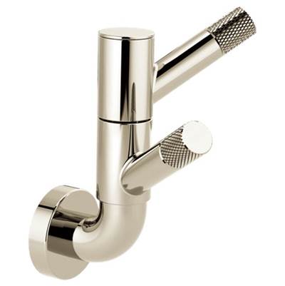 Brizo 693537-PN- Double Robe Hook | FaucetExpress.ca