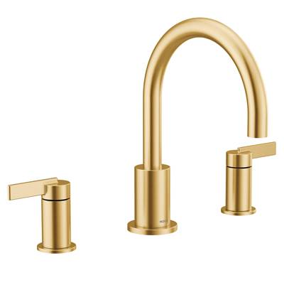 Moen T6223BG- Cia 8 In. Widespread 2-Handle High-Arc Bathroom Faucet Trim Kit In Brushed Gold (Valve Sold Separately)