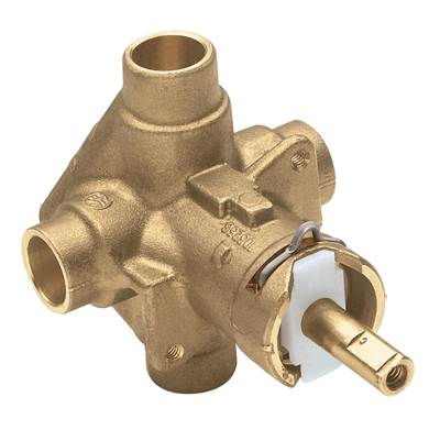 Moen 2520- Brass Rough-In Posi-Temp Pressure-Balancing Cycling Tub and Shower Valve - 1/2 in. CC Connection