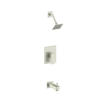 Vogt SET.AP.110.400.BN- Kapfenberg 1-Way Pressure Balanced Set - Showerhead and Handheld Brushed Nickel
