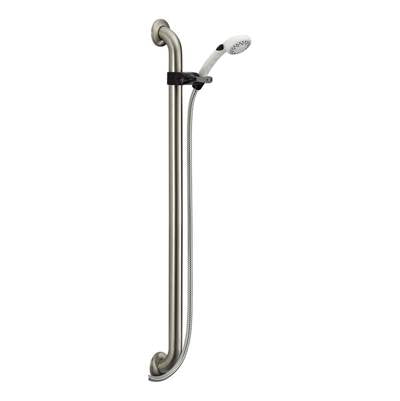 Delta 52003-DS- Pb Pause Hand Shr W/ 36'' Wall Gb, Slide, 60'' Extendible Hose | FaucetExpress.ca