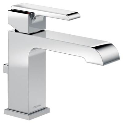 Delta 567LF-MPU- Single Hole - Single Handle-4''Plate/Metal Pop-Up | FaucetExpress.ca