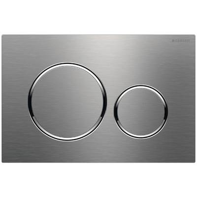 Geberit 115.882.ID.1- Geberit actuator plate Sigma20 for dual flush: PVD brushed nickel | FaucetExpress.ca