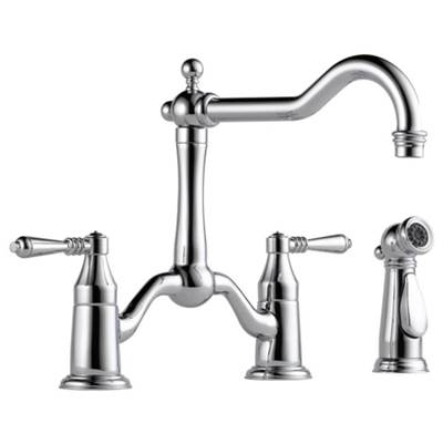 Brizo 62536LF-PC- Brizo Tresa: Two Handle Kitchen Faucet | FaucetExpress.ca