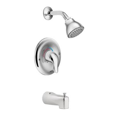 Moen L2353- Chateau Posi-Temp Single-Handle 1-Spray Tub and Shower Faucet with Valve in Chrome (Valve Included)