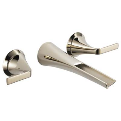 Brizo T65851LF-PN- Brizo Sotria 2H Wall-Mount Lavatory Faucet - Channel | FaucetExpress.ca