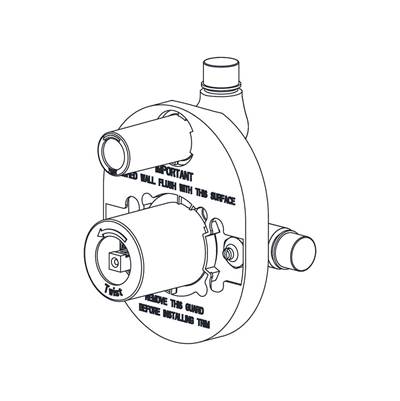 Aqualem AQP5200.RI- 2-way Pressure Balance Rough-In Valve - FaucetExpress.ca