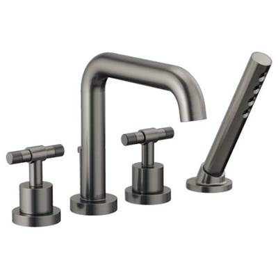 Brizo T67435-SLLHP - 4 Hole Roman Tub With Handshower