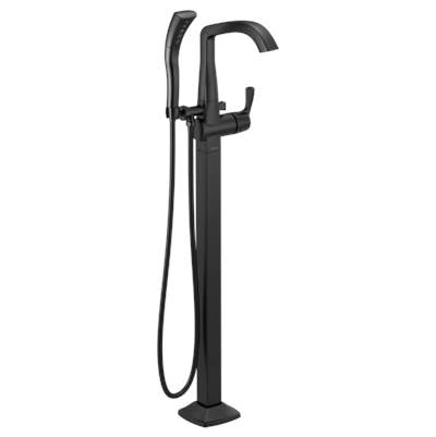 Delta T4776-BLFL- Freestanding Tub Filler Trim Hs 1L | FaucetExpress.ca
