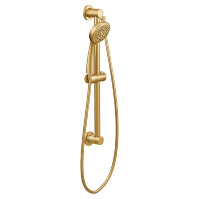 Moen 3868EPBG- Eco-Performance 1-Spray 4 in. Handshower with Slide Bar in Brushed Gold