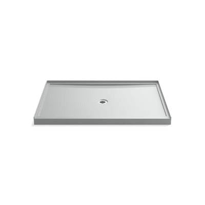 Kohler 8659-95- Rely® 60'' x 42'' Single-threshold shower base with center drain | FaucetExpress.ca