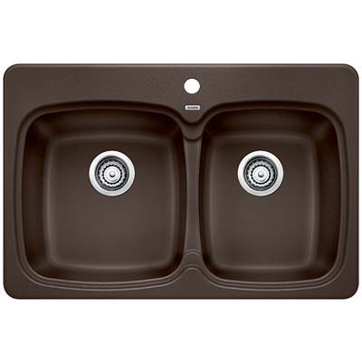 Blanco 400911- VIENNA 210 Drop-in Kitchen Sink, SILGRANIT®, Café | FaucetExpress.ca