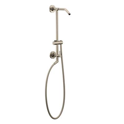 Moen TS3661NHBN- Annex Shower Rail System with 2-Function Diverter in Brushed Nickel (Valve Not Included)