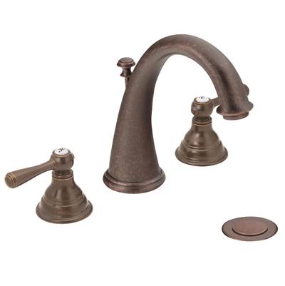 Moen T6125ORB- Kingsley 8 in. Widespread 2-Handle High-Arc Bathroom Faucet Trim Kit in Oil Rubbed Bronze (Valve Not Included)