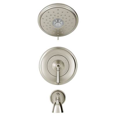 American Standard TU052508.295- Delancey 1.8 Gpm/6.8 L/Min Tub And Shower Trim Kit With Water-Saving 4-Function Showerhead And Lever Handle