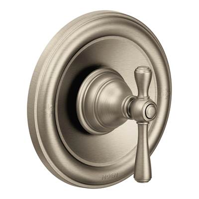 Moen T3111BN- Kingsley 1-Handle Moentrol Valve Trim Kit in Brushed Nickel (Valve Not Included)
