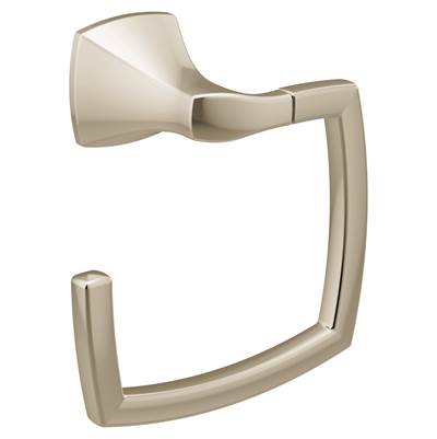 Moen YB5186NL- Voss Polished Nickel Towel Ring