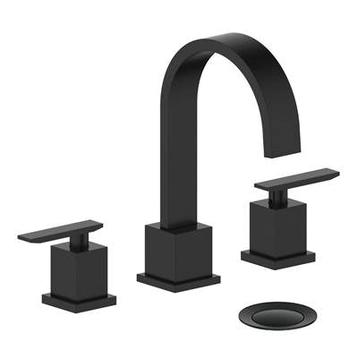 Vogt BF.KG.1301.MB- Kapfenberg Faucet with Pop-Up 8' Center-to-Center Matte Black