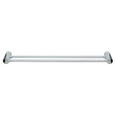 Laloo P5630D C- Payton Extended Double Towel Bar - Chrome | FaucetExpress.ca