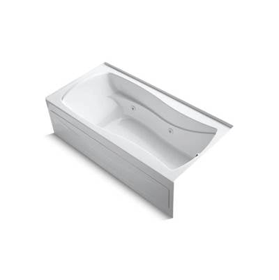 Kohler 1257-RA-0- Mariposa® 72'' x 36'' alcove whirlpool with integral apron, integral flange and right-hand drain | FaucetExpress.ca