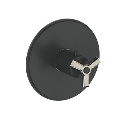 Vogt TM.Z3.140.PB- Zehn Trim for 3/4' Thermostatic Valve Polished Nickel Matte Black