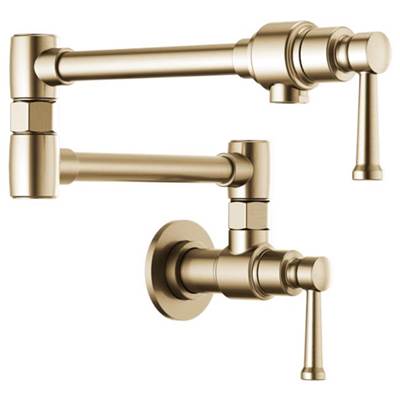 Brizo 62825LF-GL- Artesso Wall Mount Pot Filler | FaucetExpress.ca