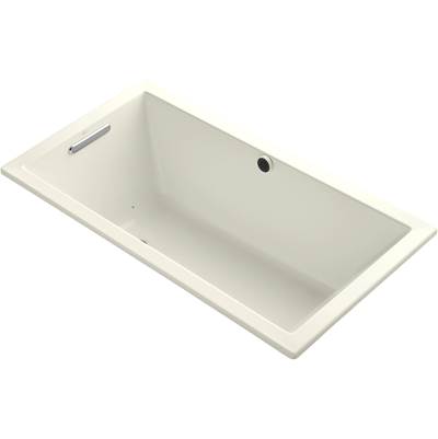 Kohler 1168-GH-96- Underscore Rectangle 60-in X 32-in Heated Bubblemassage Air Bath With Reversible Drain | FaucetExpress.ca