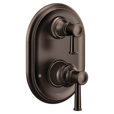 Moen UT3322ORB- Belfield M-CORE 3-Series 2-Handle Shower Trim with Integrated Transfer Valve in Oil Rubbed Bronze (Valve Not Included)