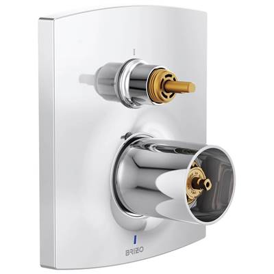 Brizo T75P506-PCLHP- Kintsu Pressure Balance Valve with Integrated 3-Function Diverter Trim - Less Handles