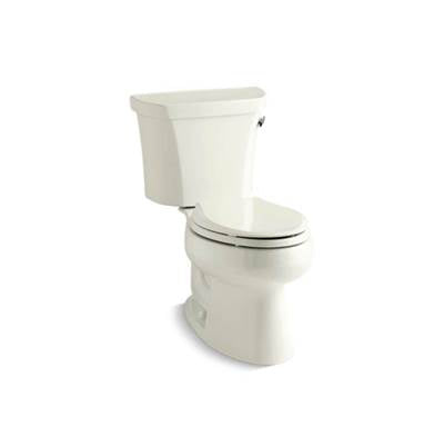 Kohler 3998-RA-96- Wellworth® Two-piece elongated 1.28 gpf toilet with right-hand trip lever | FaucetExpress.ca