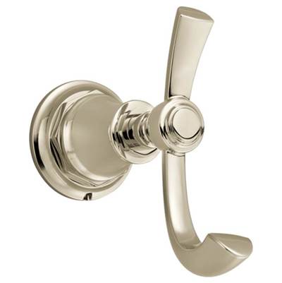 Brizo 693561-PN- Double Robe Hook | FaucetExpress.ca