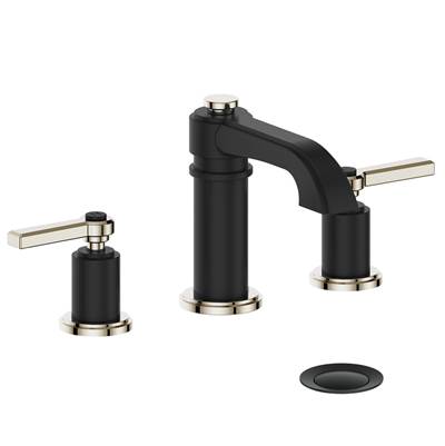 Vogt BF.Z1.1301.PB- Zehn Lavatory Faucet with Pop-Up 8' Center-to-Center Polished Nickel Matte Black