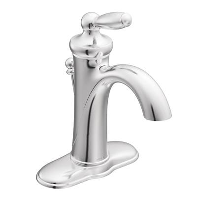 Moen 6600- Brantford Single Hole Single Handle Low Arc Bathroom Faucet in Chrome