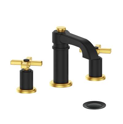 Vogt BF.Z4.1301.GB- Zehn Lavatory Faucet with Pop-Up 8' Center-to-Center Matte Gold Matte Black