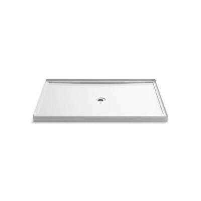 Kohler 8659-0- Rely® 60'' x 42'' Single-threshold shower base with center drain | FaucetExpress.ca