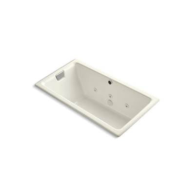 Kohler 856-JH-96- Tea-for-Two® 66'' x 36'' drop-in/undermount whirlpool, reversible drain | FaucetExpress.ca