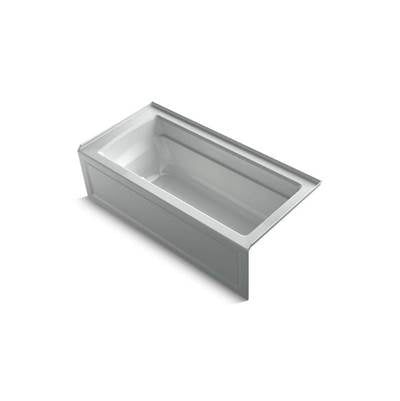 Kohler 1949-GHRAW-95- Archer® 66'' x 32'' integral apron Heated BubbleMassage air bath with Bask® heated surface and right-hand drain | FaucetExpress.ca