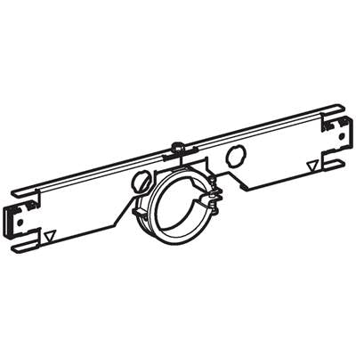 Geberit 242.047.00.1- Geberit crossbar with pipe bracket d59/64 for urinal | FaucetExpress.ca