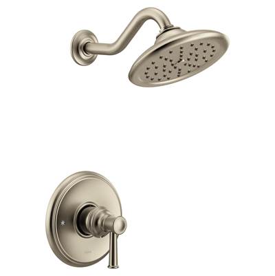 Moen UT3312BN- Belfield M-CORE 3-Series 1-Handle Shower Trim Kit in Brushed Nickel (Valve Not Included)