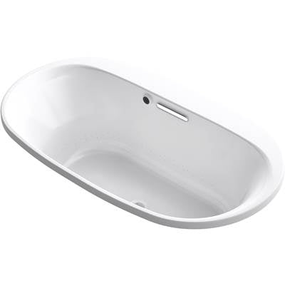 Kohler 5716-GH-0- Underscore Oval 66-in X 36-in Heated Bubblemassage Air Bath With Center Drain | FaucetExpress.ca