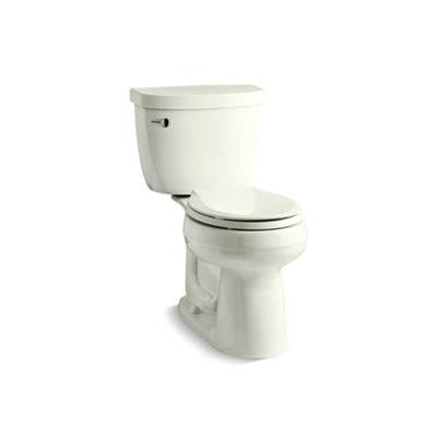Kohler 3851-96- Cimarron® Comfort Height® Two-piece round-front 1.28 gpf chair height toilet with 10'' rough-in | FaucetExpress.ca