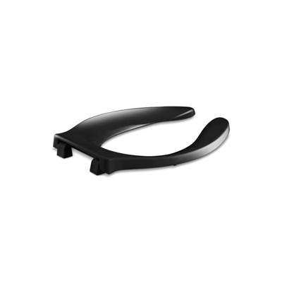Kohler 4731-SC-7- Stronghold® Elongated toilet seat with integrated handle and self-sustaining check hinge | FaucetExpress.ca