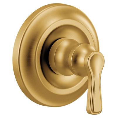 Moen UTS9381BG- Traditional 1-Handle M-CORE Transfer Valve Trim Kit in Brushed Gold (Valve Not Included)