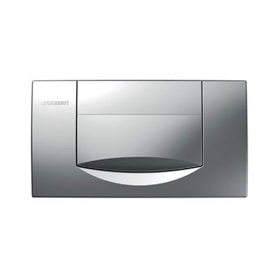 Geberit 115.222.46.1- Geberit actuator plate 200F for stop-and-go flush: matt chrome-plated | FaucetExpress.ca