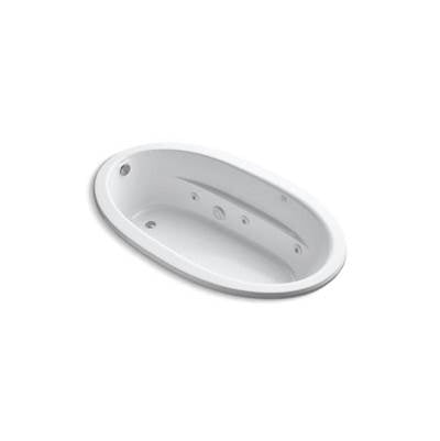 Kohler 1164-W1-0- Sunward® 72'' x 42'' drop-in whirlpool with Bask(R) heated surface and reversible drain | FaucetExpress.ca